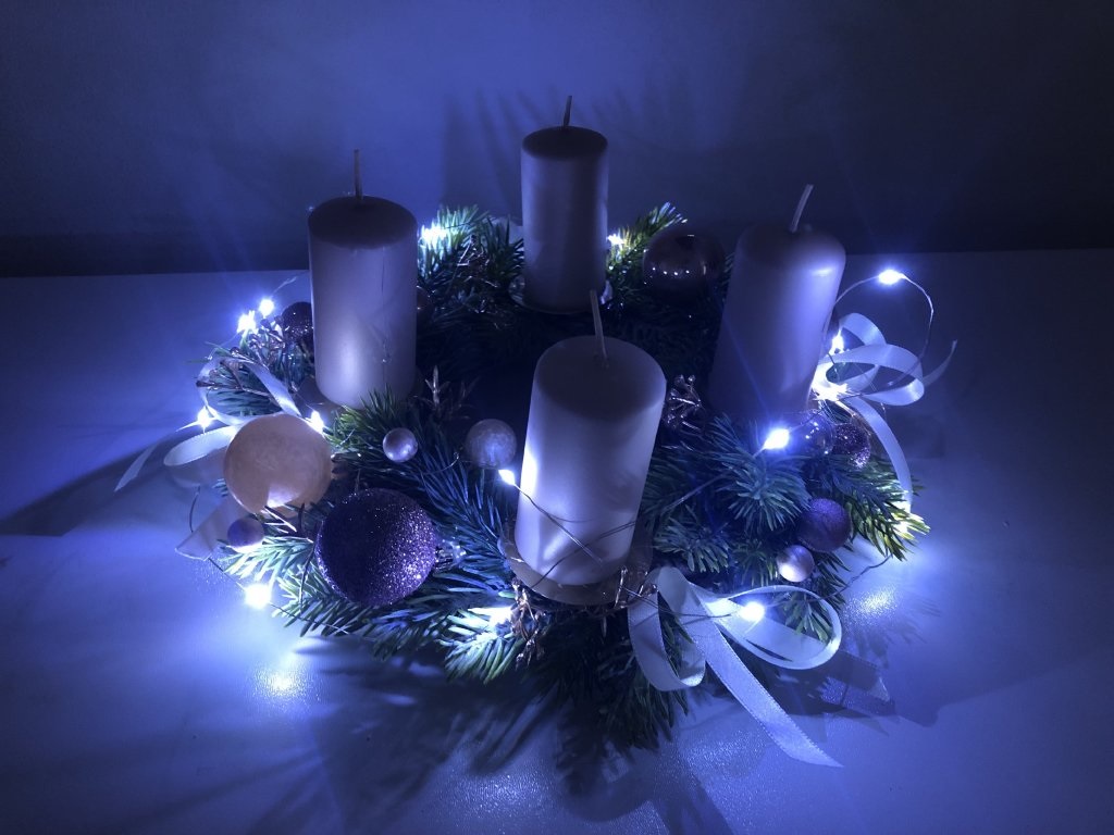 Adventní věnec 30 cm